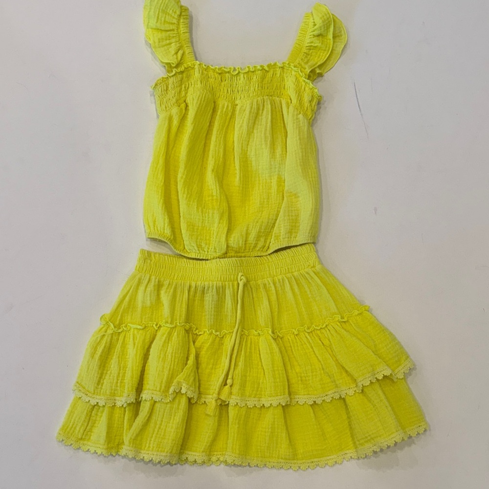 Flowers by Zoe Yellow Kids Matching Set